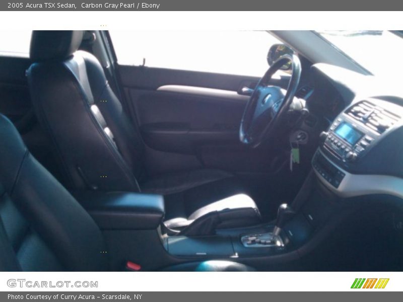 Carbon Gray Pearl / Ebony 2005 Acura TSX Sedan