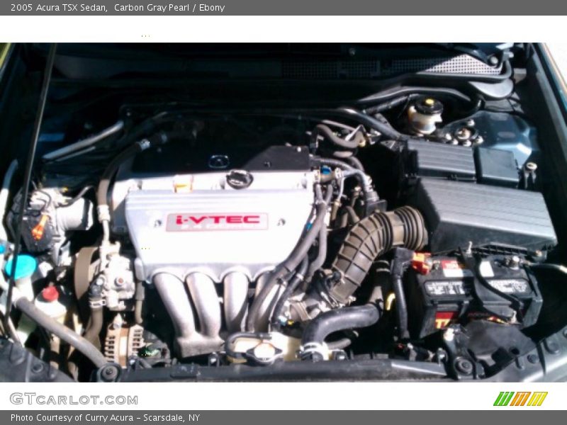 Carbon Gray Pearl / Ebony 2005 Acura TSX Sedan