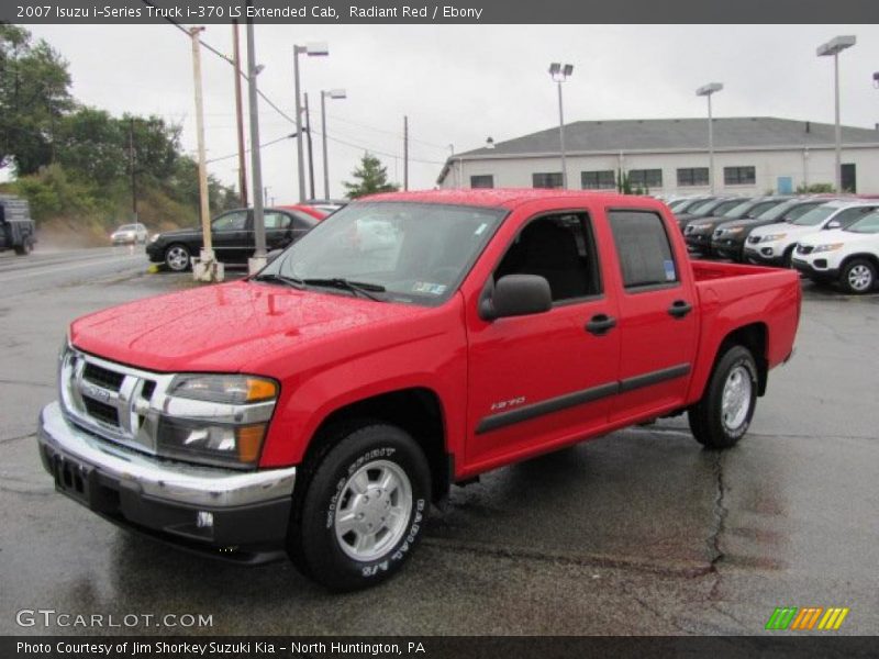 Radiant Red / Ebony 2007 Isuzu i-Series Truck i-370 LS Extended Cab