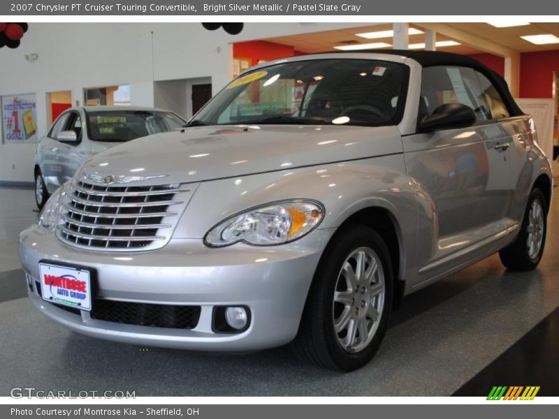 Bright Silver Metallic / Pastel Slate Gray 2007 Chrysler PT Cruiser Touring Convertible