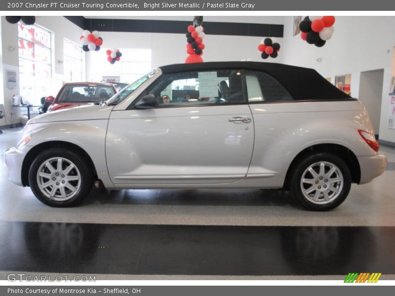 Bright Silver Metallic / Pastel Slate Gray 2007 Chrysler PT Cruiser Touring Convertible