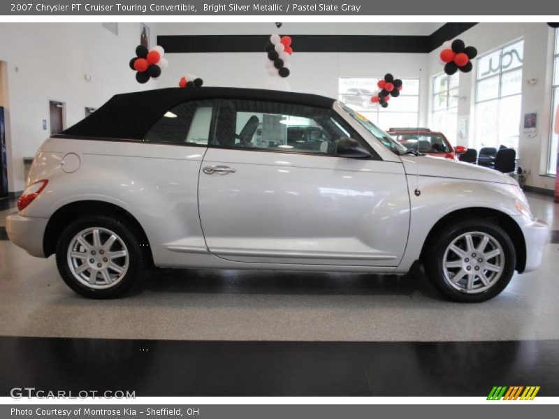 Bright Silver Metallic / Pastel Slate Gray 2007 Chrysler PT Cruiser Touring Convertible