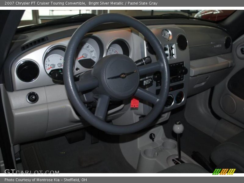 Bright Silver Metallic / Pastel Slate Gray 2007 Chrysler PT Cruiser Touring Convertible