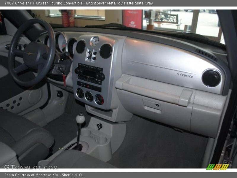 Bright Silver Metallic / Pastel Slate Gray 2007 Chrysler PT Cruiser Touring Convertible