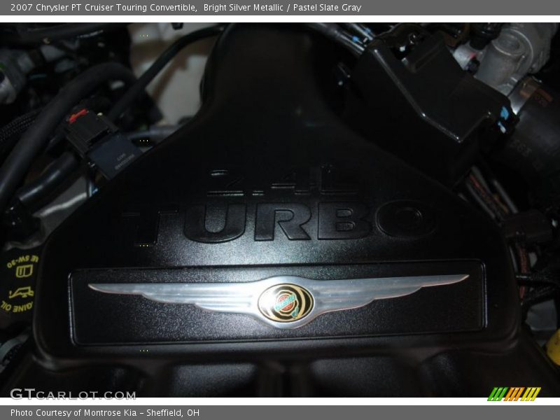 Bright Silver Metallic / Pastel Slate Gray 2007 Chrysler PT Cruiser Touring Convertible