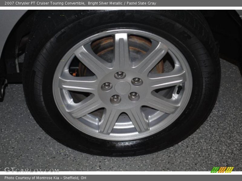 Bright Silver Metallic / Pastel Slate Gray 2007 Chrysler PT Cruiser Touring Convertible