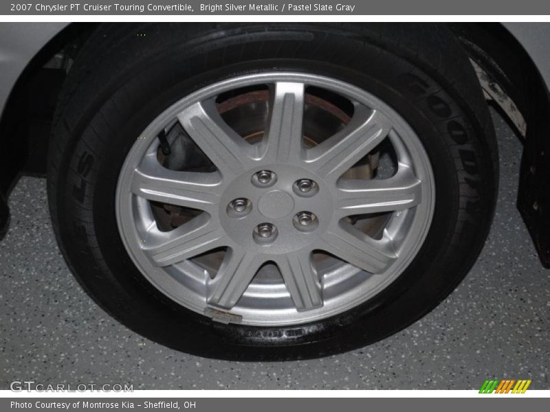 Bright Silver Metallic / Pastel Slate Gray 2007 Chrysler PT Cruiser Touring Convertible