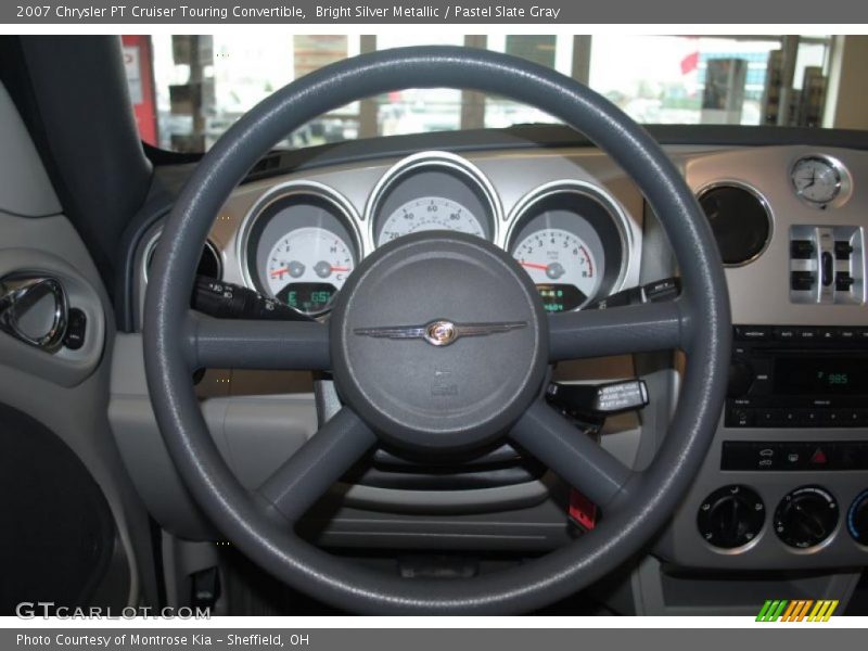 Bright Silver Metallic / Pastel Slate Gray 2007 Chrysler PT Cruiser Touring Convertible