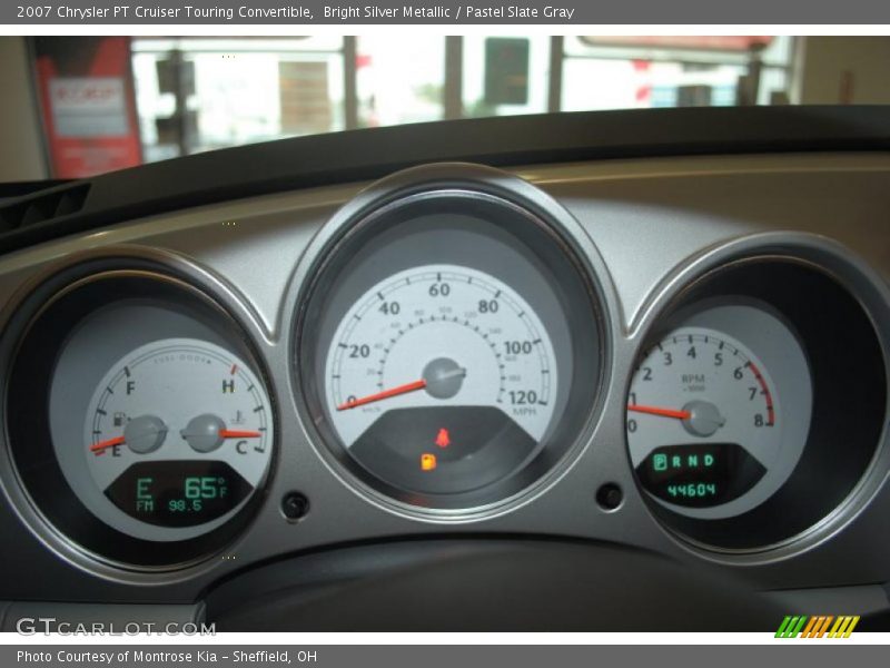 Bright Silver Metallic / Pastel Slate Gray 2007 Chrysler PT Cruiser Touring Convertible