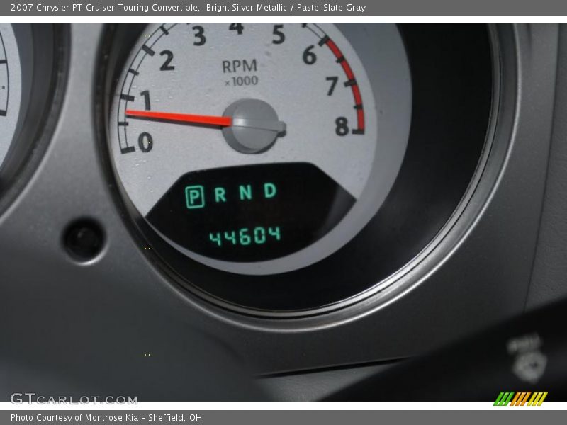Bright Silver Metallic / Pastel Slate Gray 2007 Chrysler PT Cruiser Touring Convertible