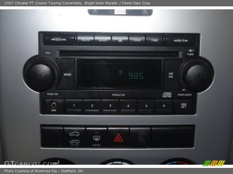 Bright Silver Metallic / Pastel Slate Gray 2007 Chrysler PT Cruiser Touring Convertible