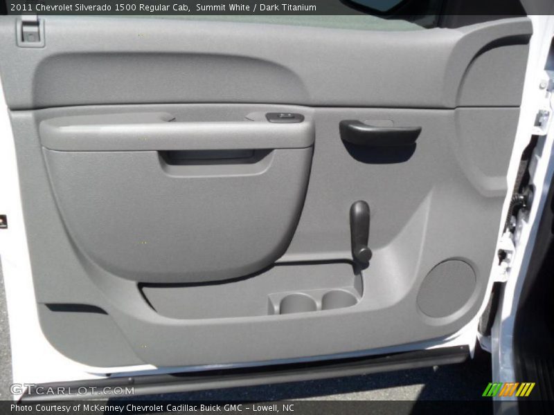 Summit White / Dark Titanium 2011 Chevrolet Silverado 1500 Regular Cab