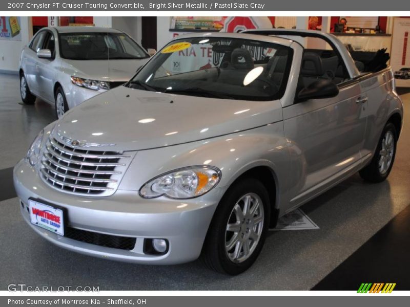 Bright Silver Metallic / Pastel Slate Gray 2007 Chrysler PT Cruiser Touring Convertible