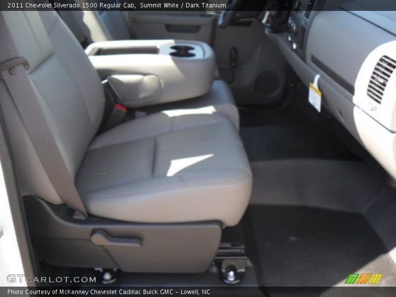 Summit White / Dark Titanium 2011 Chevrolet Silverado 1500 Regular Cab