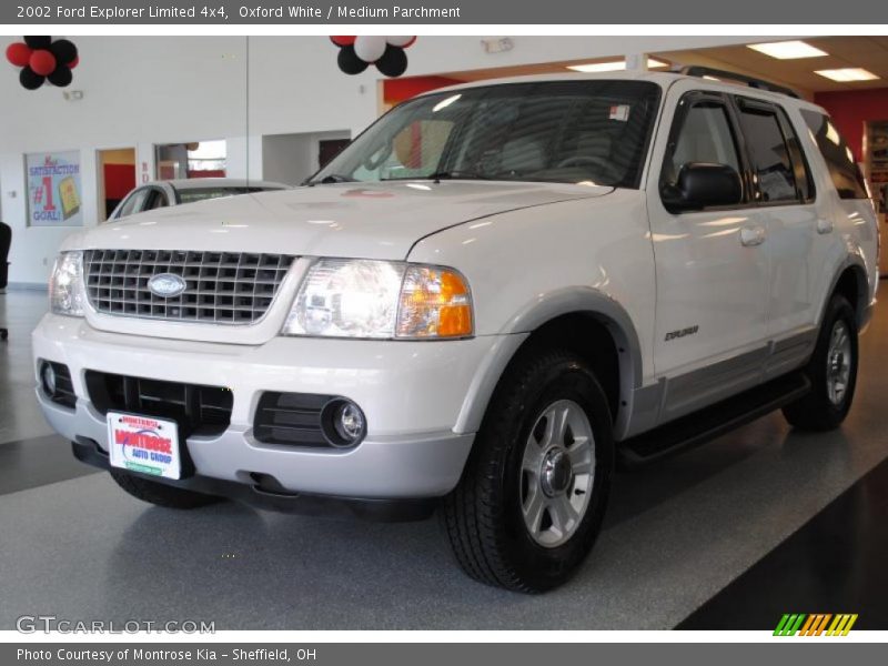 Oxford White / Medium Parchment 2002 Ford Explorer Limited 4x4