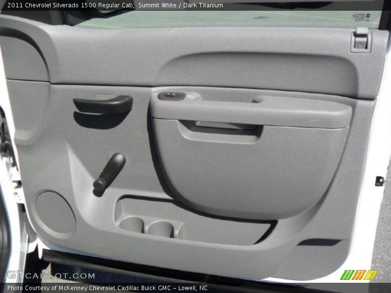 Summit White / Dark Titanium 2011 Chevrolet Silverado 1500 Regular Cab
