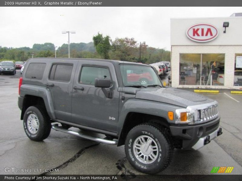Graphite Metallic / Ebony/Pewter 2009 Hummer H3 X
