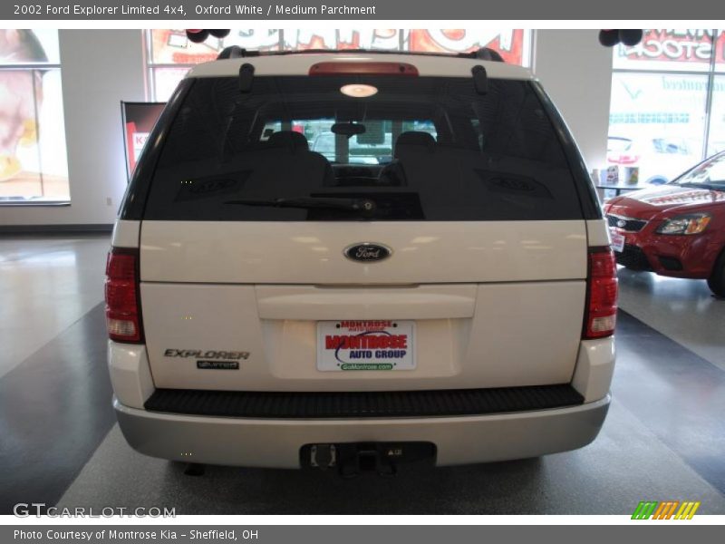 Oxford White / Medium Parchment 2002 Ford Explorer Limited 4x4