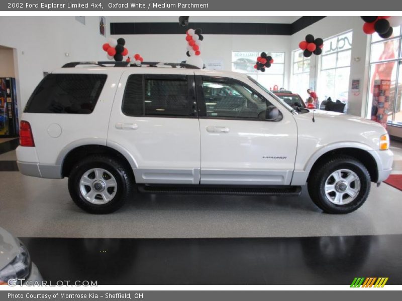 Oxford White / Medium Parchment 2002 Ford Explorer Limited 4x4
