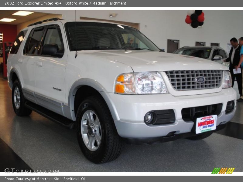 Oxford White / Medium Parchment 2002 Ford Explorer Limited 4x4