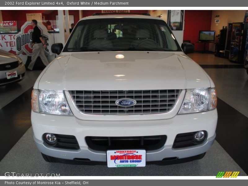 Oxford White / Medium Parchment 2002 Ford Explorer Limited 4x4