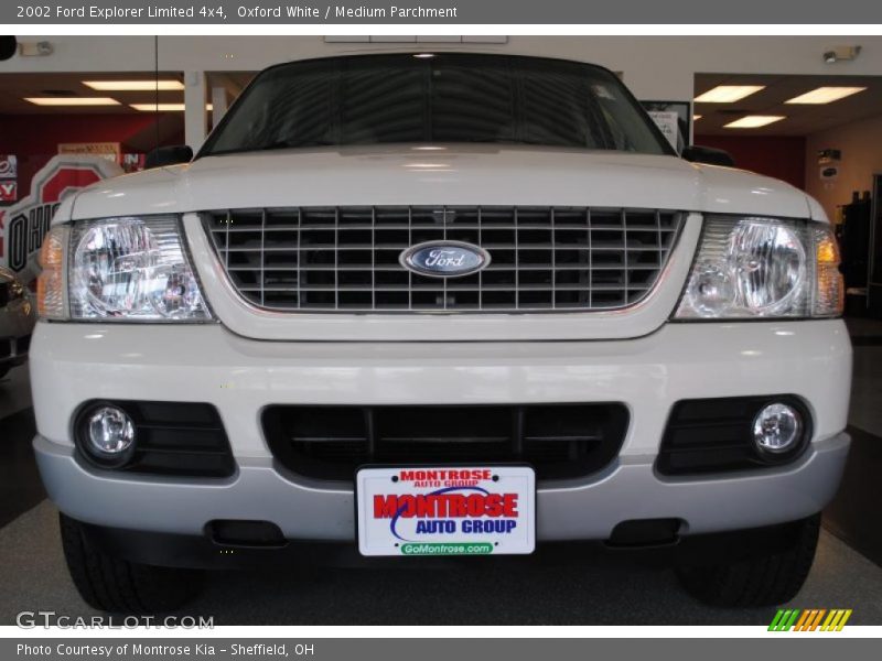 Oxford White / Medium Parchment 2002 Ford Explorer Limited 4x4