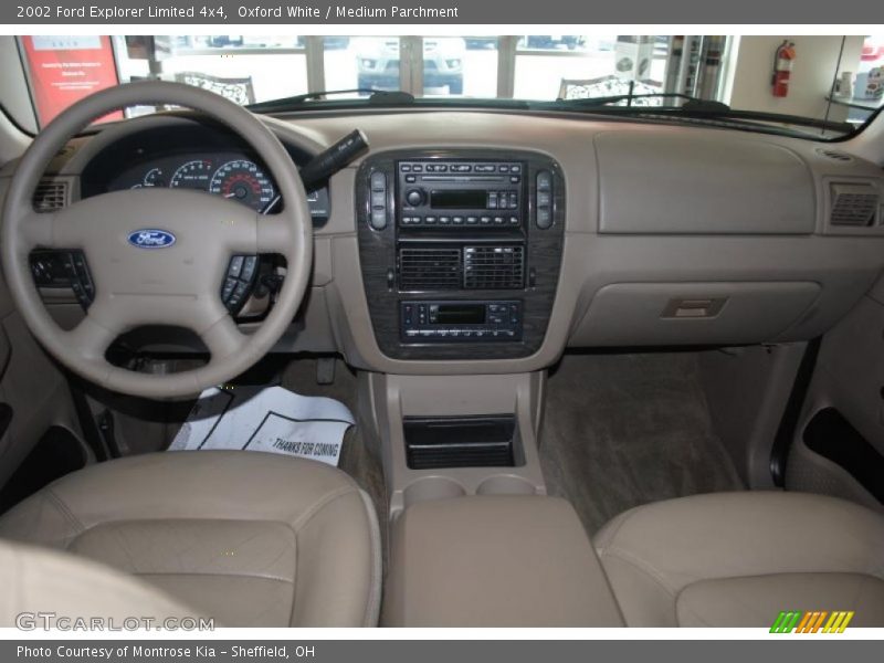 Oxford White / Medium Parchment 2002 Ford Explorer Limited 4x4