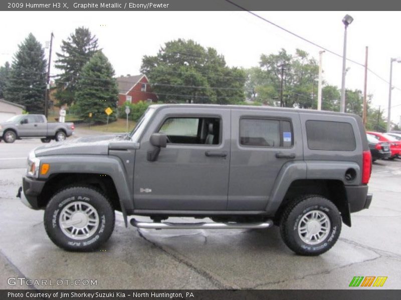 Graphite Metallic / Ebony/Pewter 2009 Hummer H3 X