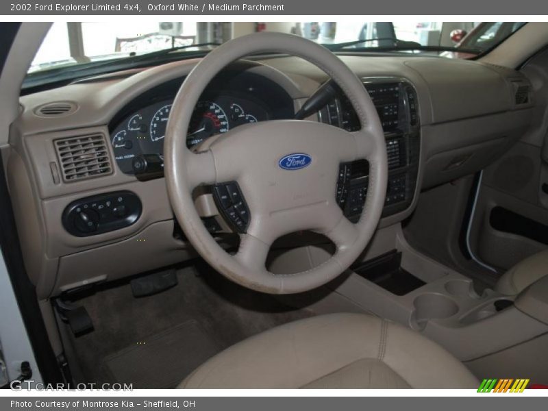 Oxford White / Medium Parchment 2002 Ford Explorer Limited 4x4
