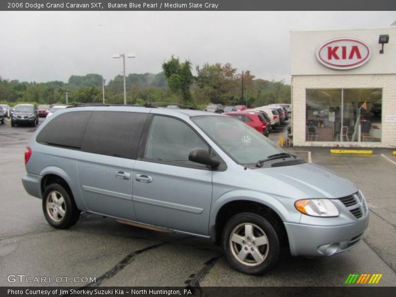 Butane Blue Pearl / Medium Slate Gray 2006 Dodge Grand Caravan SXT