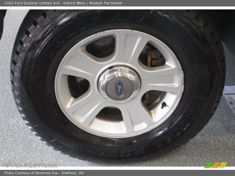 Oxford White / Medium Parchment 2002 Ford Explorer Limited 4x4