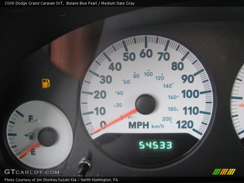 Butane Blue Pearl / Medium Slate Gray 2006 Dodge Grand Caravan SXT