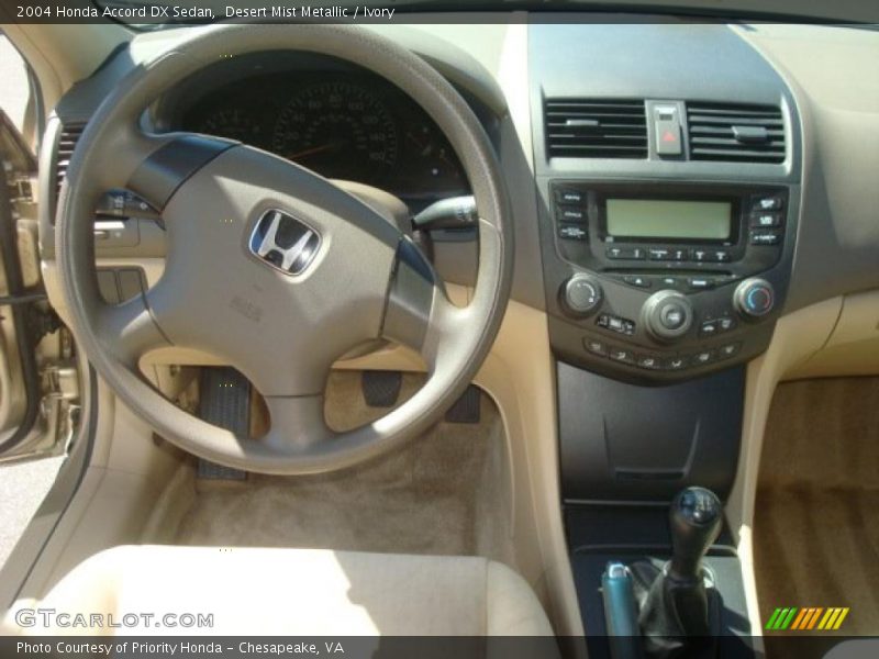 Desert Mist Metallic / Ivory 2004 Honda Accord DX Sedan