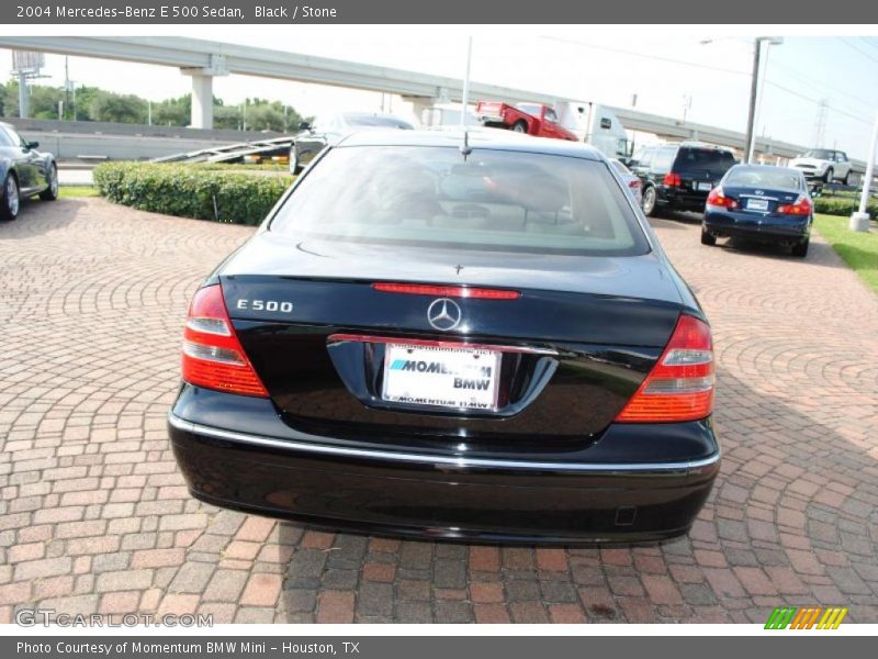 Black / Stone 2004 Mercedes-Benz E 500 Sedan