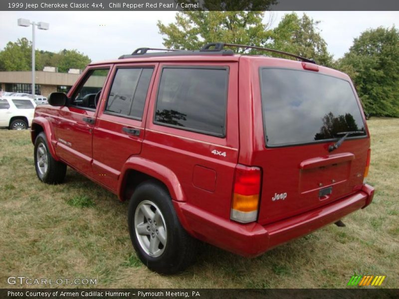 Chili Pepper Red Pearl / Camel 1999 Jeep Cherokee Classic 4x4