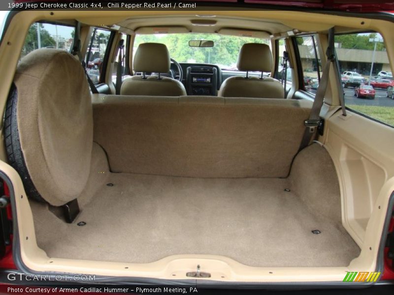 Chili Pepper Red Pearl / Camel 1999 Jeep Cherokee Classic 4x4