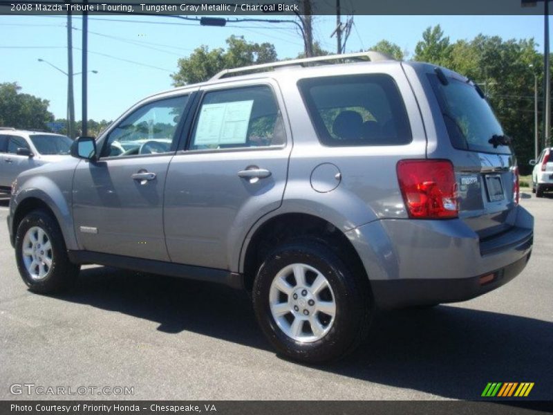 Tungsten Gray Metallic / Charcoal Black 2008 Mazda Tribute i Touring