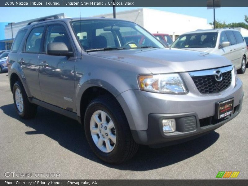 Tungsten Gray Metallic / Charcoal Black 2008 Mazda Tribute i Touring