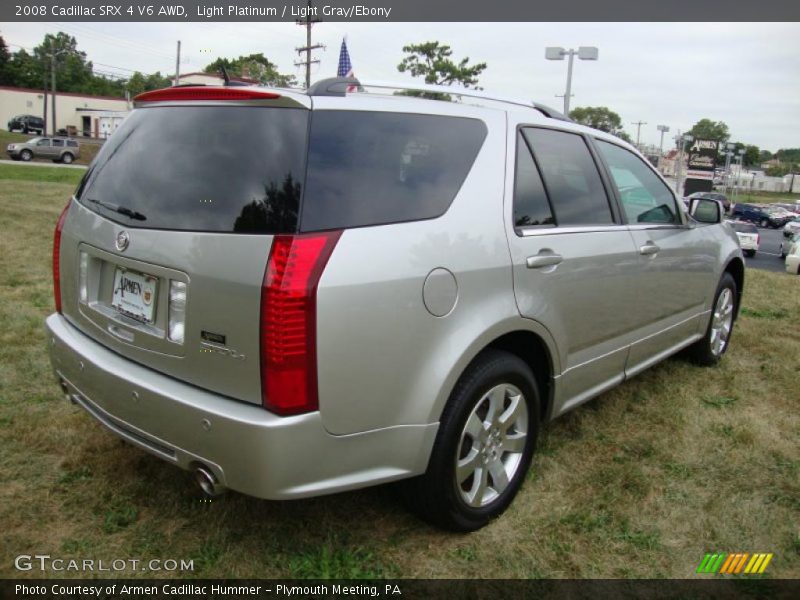 Light Platinum / Light Gray/Ebony 2008 Cadillac SRX 4 V6 AWD