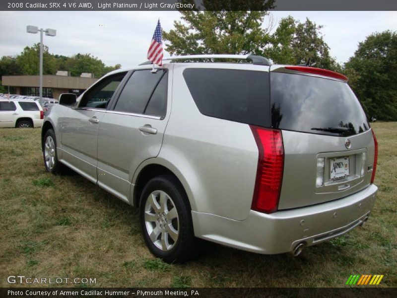 Light Platinum / Light Gray/Ebony 2008 Cadillac SRX 4 V6 AWD