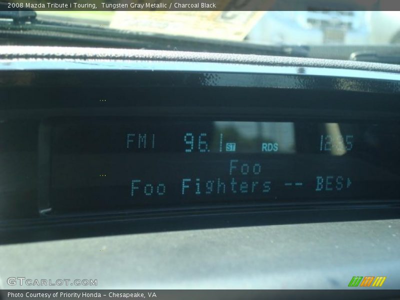Tungsten Gray Metallic / Charcoal Black 2008 Mazda Tribute i Touring