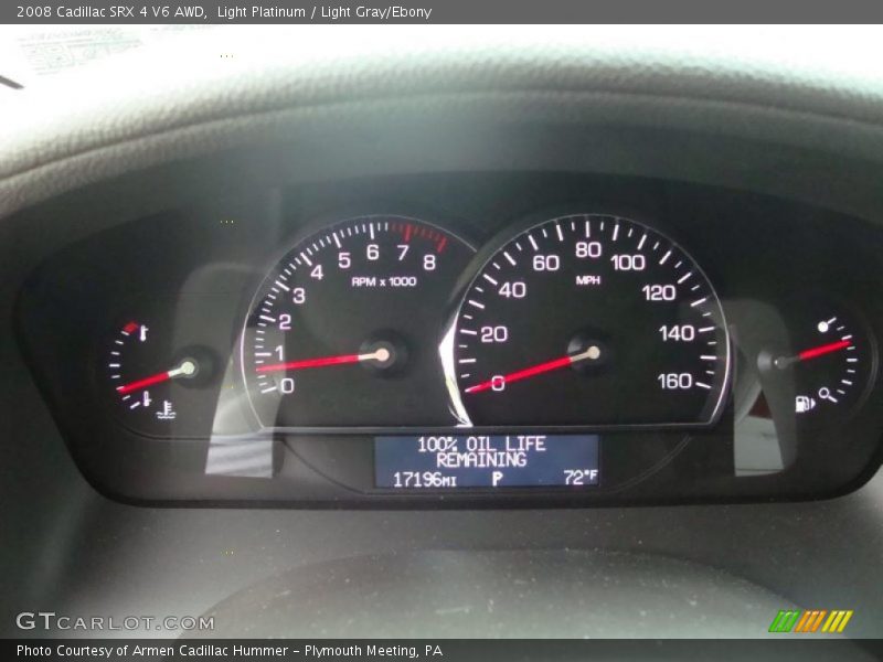 Light Platinum / Light Gray/Ebony 2008 Cadillac SRX 4 V6 AWD