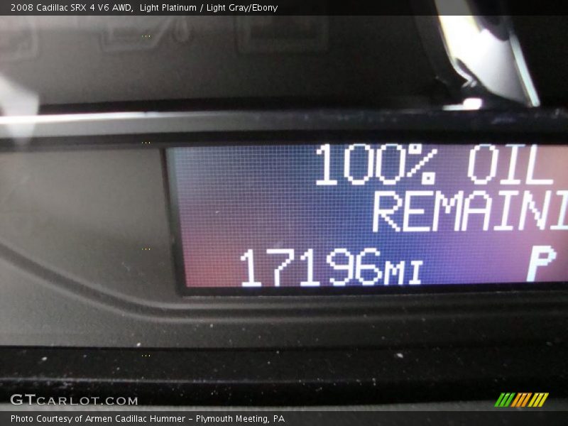 Light Platinum / Light Gray/Ebony 2008 Cadillac SRX 4 V6 AWD