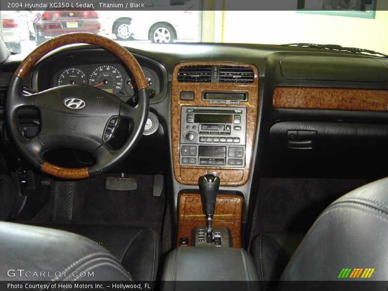 Titanium / Black 2004 Hyundai XG350 L Sedan