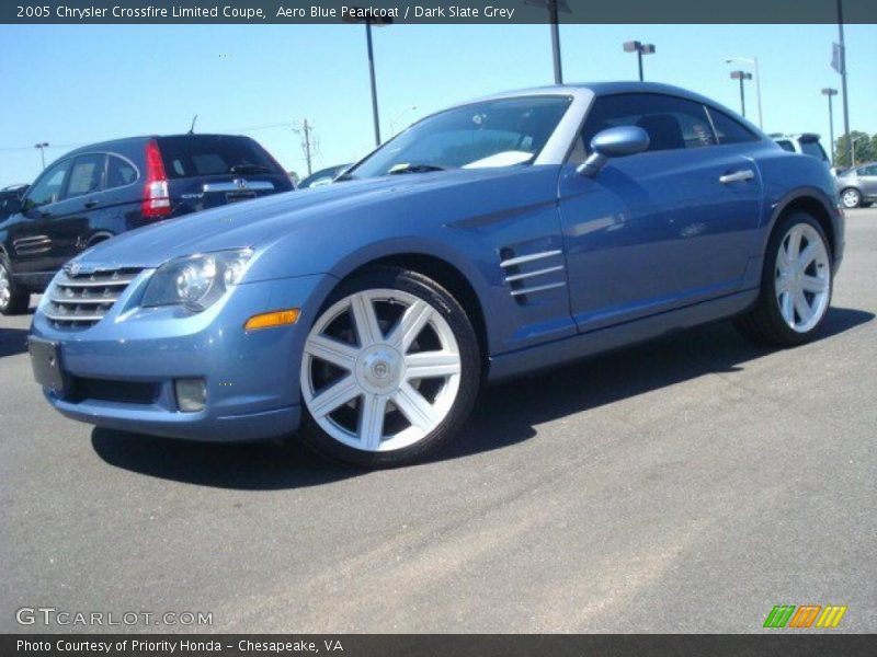 Aero Blue Pearlcoat / Dark Slate Grey 2005 Chrysler Crossfire Limited Coupe