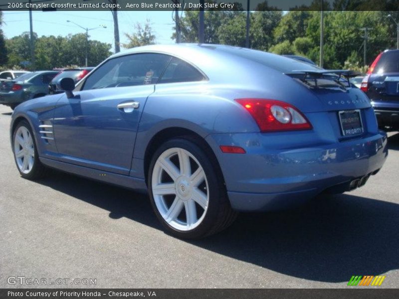 Aero Blue Pearlcoat / Dark Slate Grey 2005 Chrysler Crossfire Limited Coupe