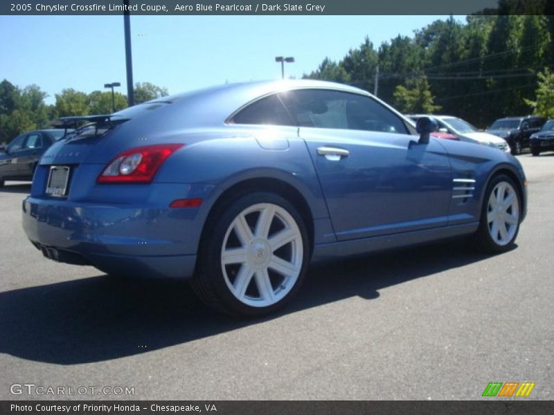 Aero Blue Pearlcoat / Dark Slate Grey 2005 Chrysler Crossfire Limited Coupe