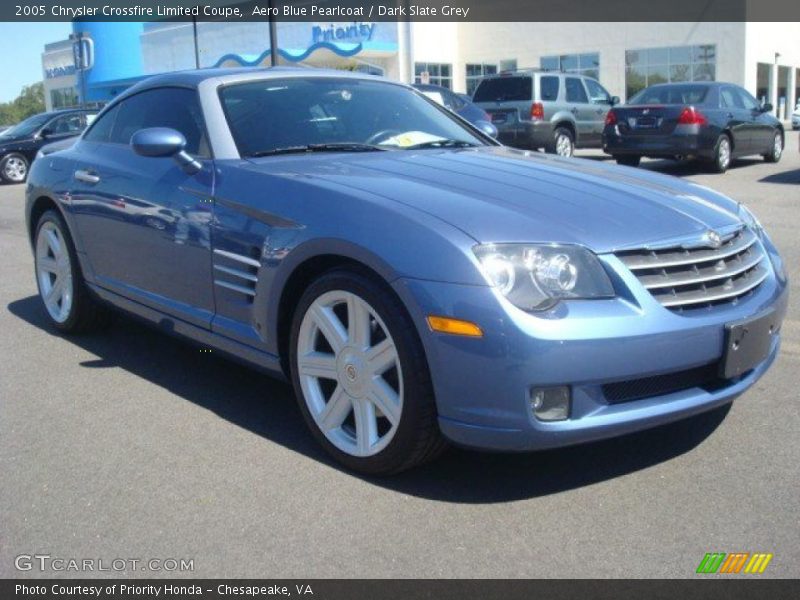 Aero Blue Pearlcoat / Dark Slate Grey 2005 Chrysler Crossfire Limited Coupe