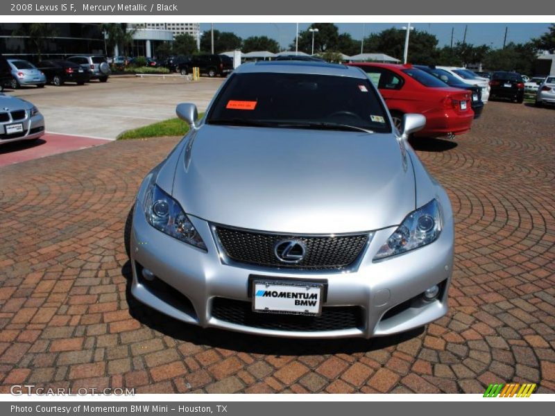 Mercury Metallic / Black 2008 Lexus IS F