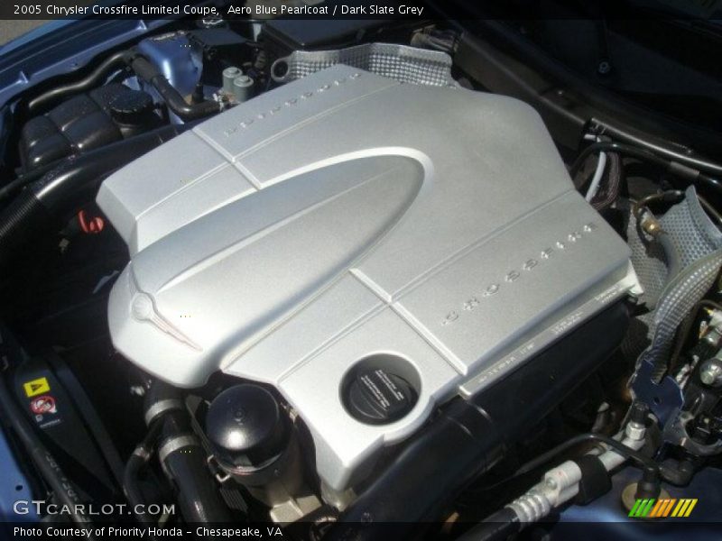 Aero Blue Pearlcoat / Dark Slate Grey 2005 Chrysler Crossfire Limited Coupe